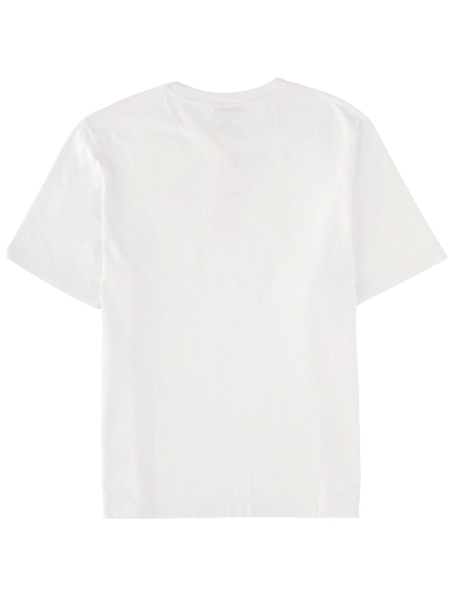 Maison Kitsuné T-SHIRT WITH LOGO Wit