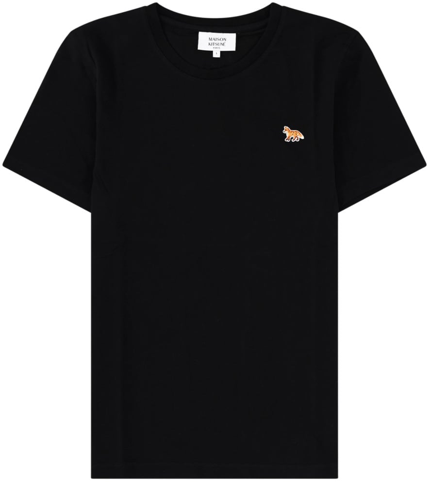 Maison Kitsuné T-SHIRT "BABY FOX" Zwart