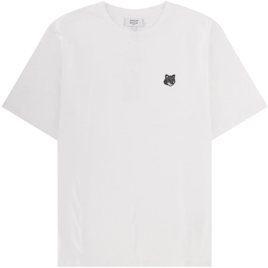 Maison Kitsuné T-SHIRT "FOX HEAD" Wit