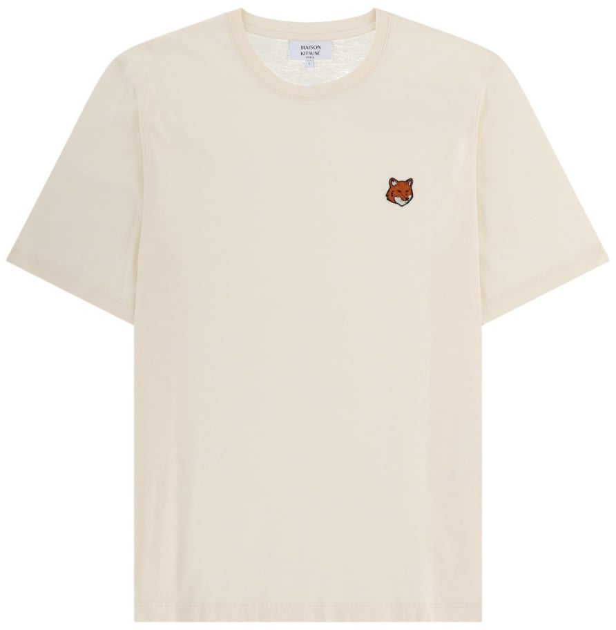 Maison Kitsuné T-SHIRT "FOX HEAD" Beige