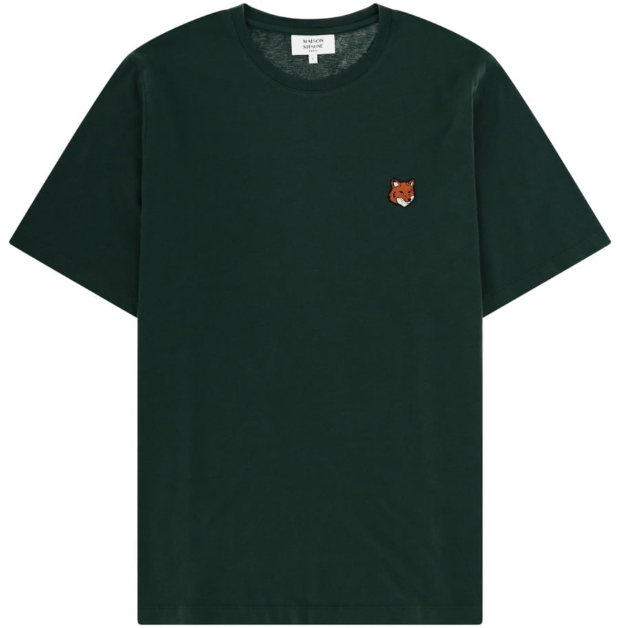 Maison Kitsuné T-SHIRT "FOX HEAD" Groen