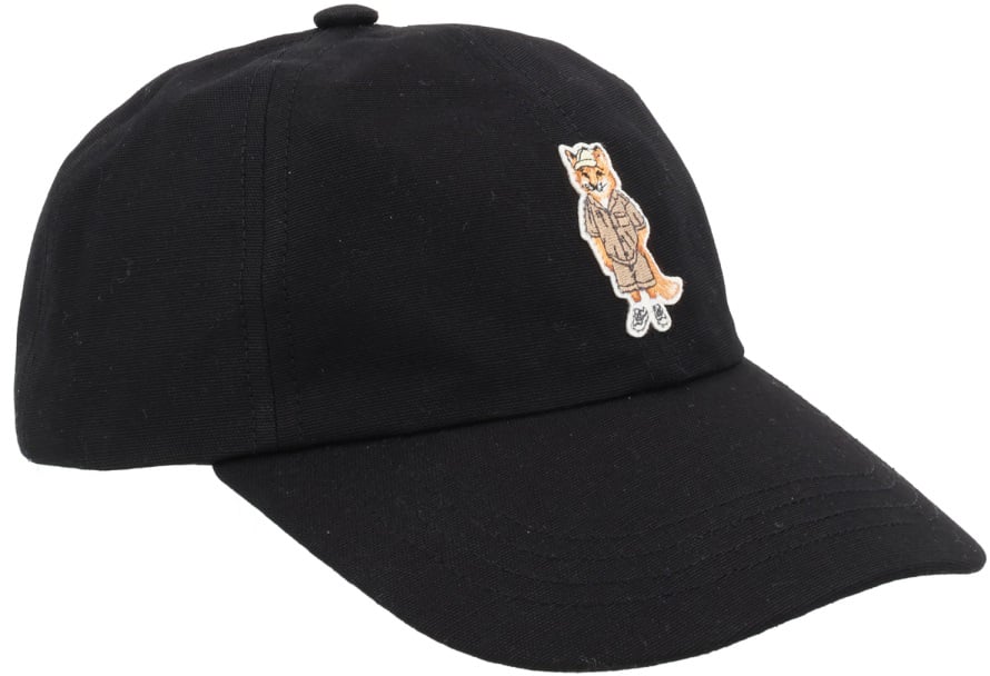 Maison Kitsuné CAPPELLO "DRESSED FOX" Zwart