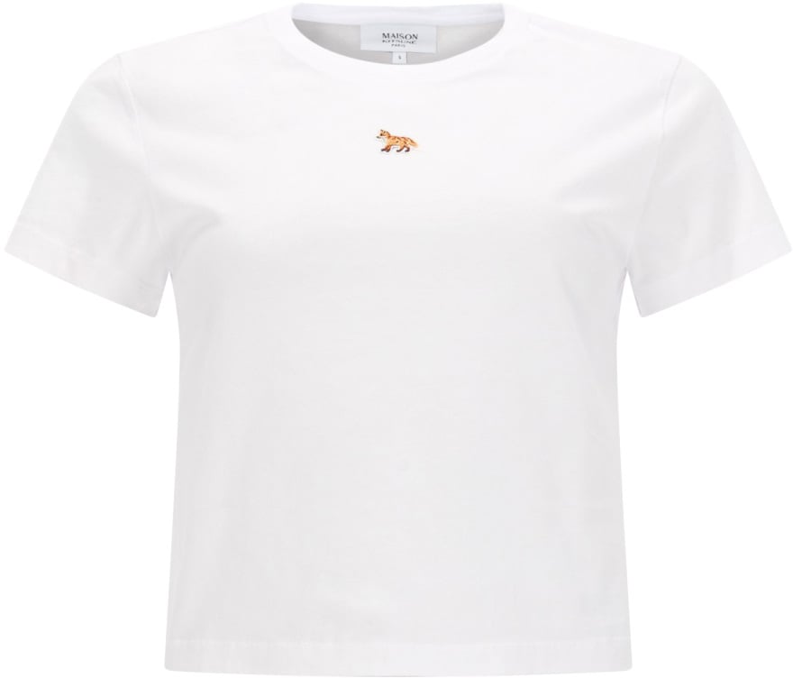 Maison Kitsuné T-SHIRT "BABY FOX" Wit