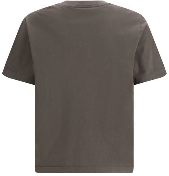 Maison Kitsuné Maison Kitsuné Brown Cotton T-Shirt Bruin