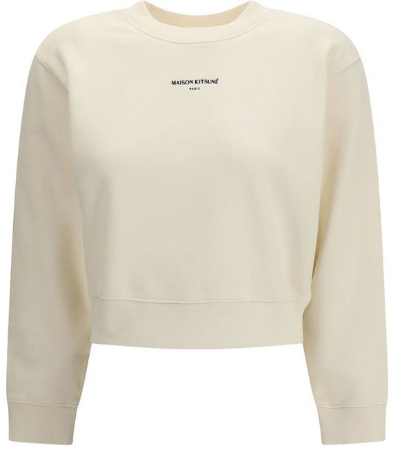 Maison Kitsuné Maison Kitsuné Beige Cotton Sweatshirt Beige
