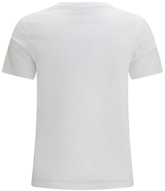 Maison Kitsuné Maison Kitsuné White Cotton T-Shirt Wit