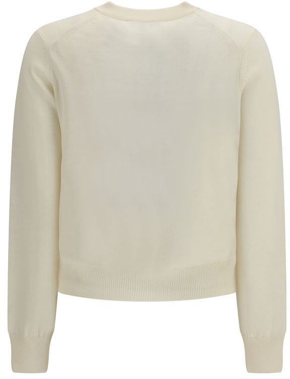 Maison Kitsuné Maison Kitsuné Beige Cotton Cardigan Beige