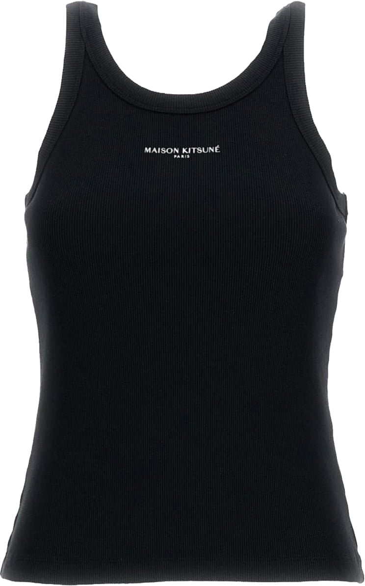 Maison Kitsuné Maison Kitsune' Top Black Zwart