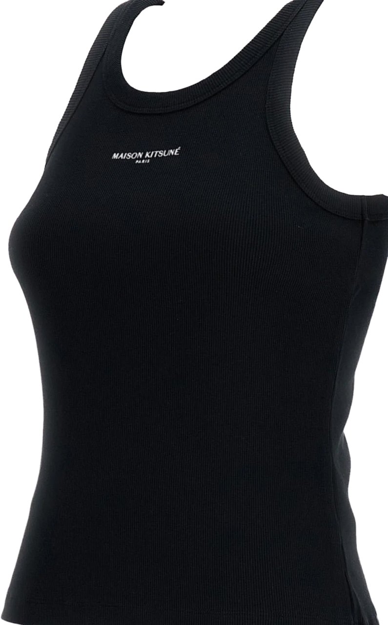 Maison Kitsuné Maison Kitsune' Top Black Zwart