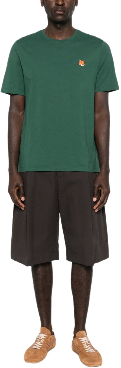 Maison Kitsuné Maison Kitsune' T-Shirts And Polos Green Groen