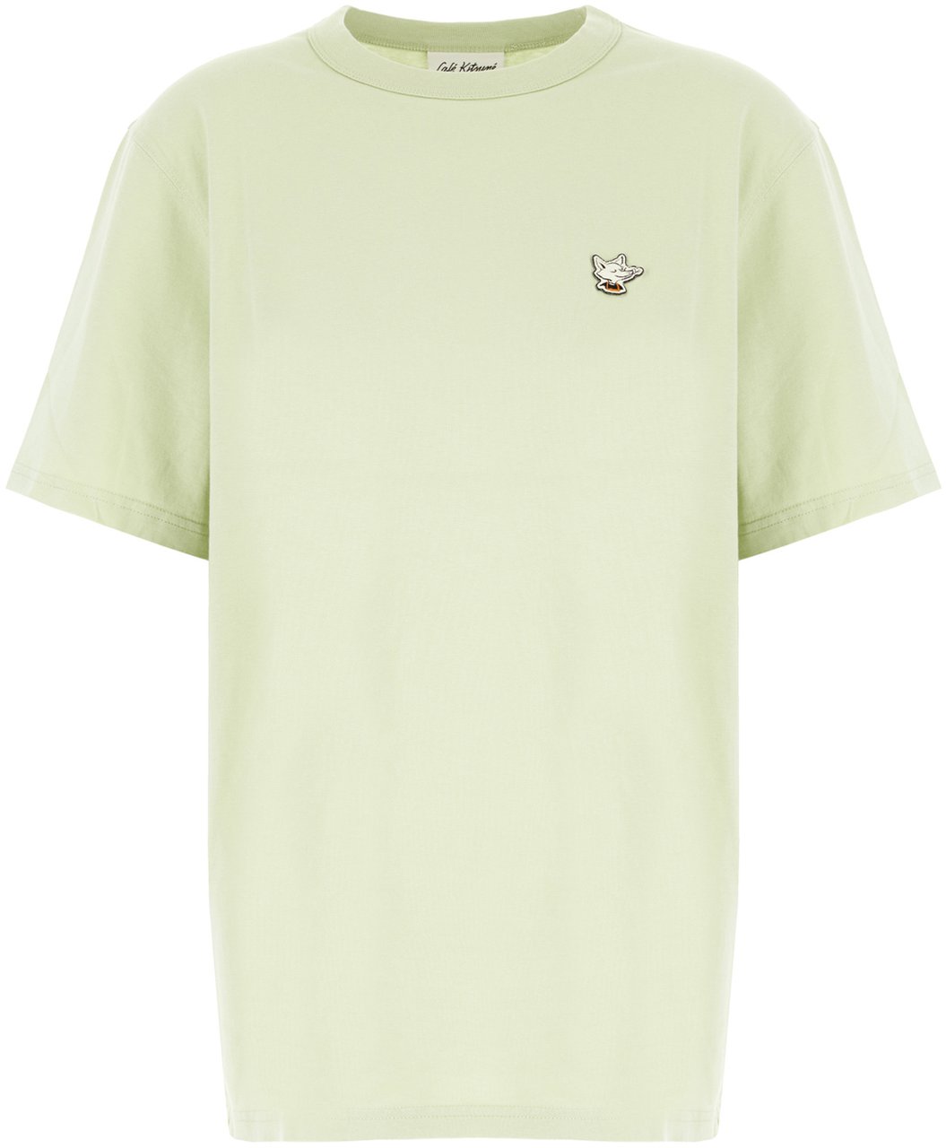 Maison Kitsuné Maison Kitsuné Pastel green cotton t-shirt Groen