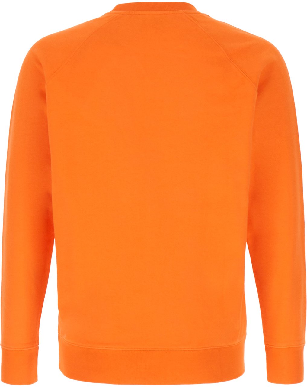 Maison Kitsuné Maison Kitsuné Orange cotton sweatshirt Oranje