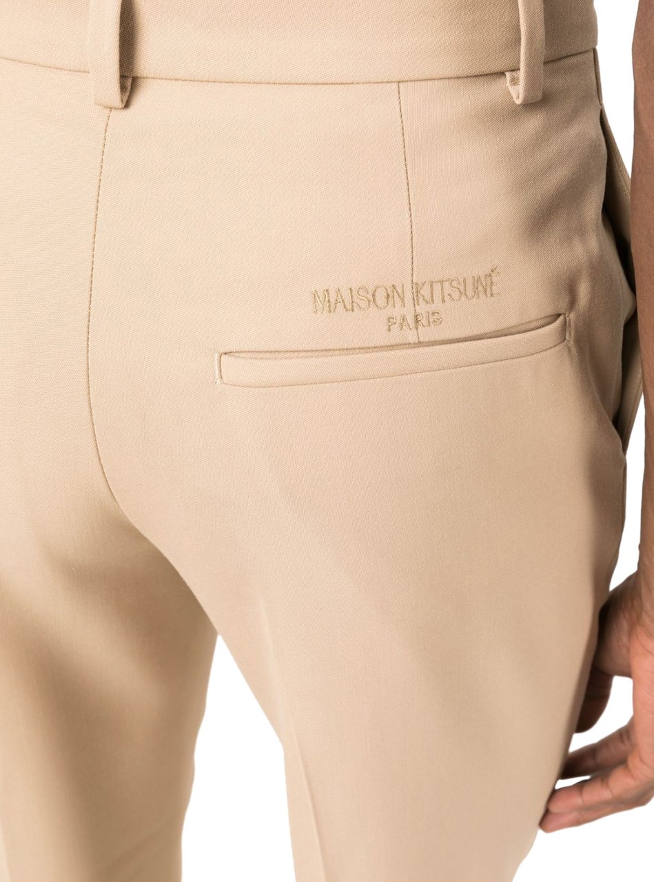 Maison Kitsuné Suit Pants Beige Beige