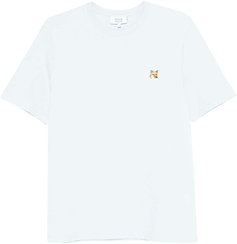 Maison Kitsuné Maison Kitsune' T-Shirts And Polos Blue Blauw