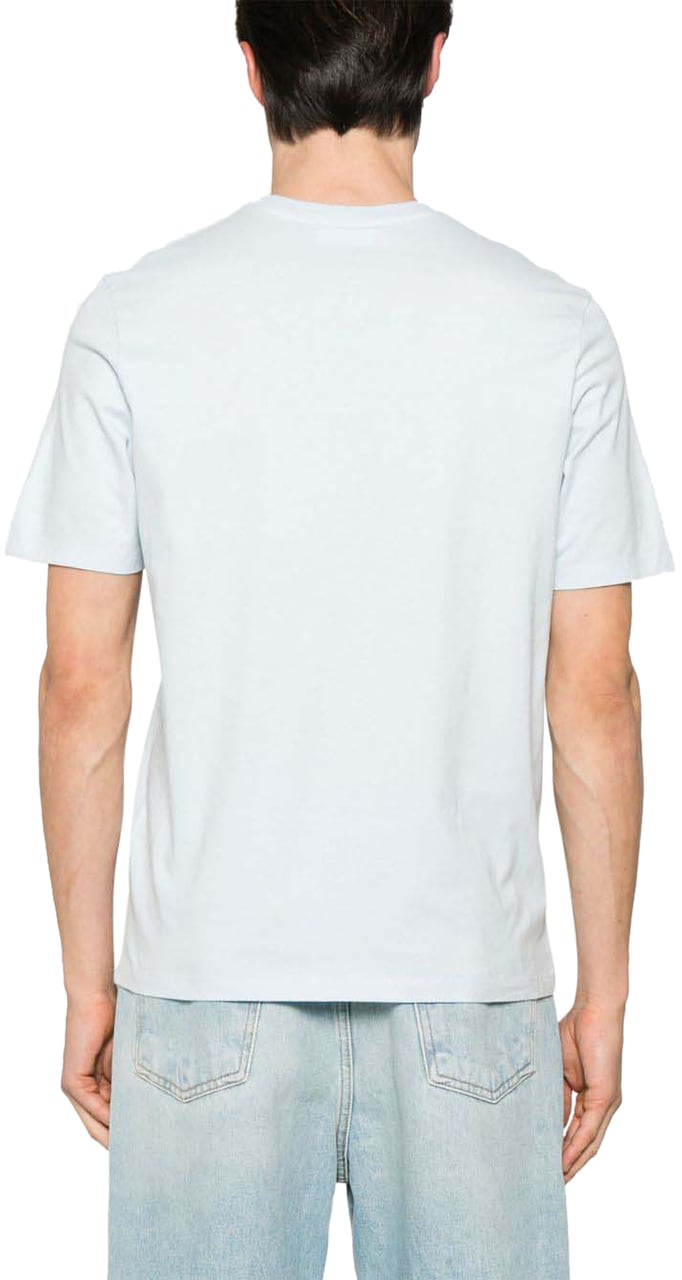 Maison Kitsuné Maison Kitsune' T-Shirts And Polos Blue Blauw