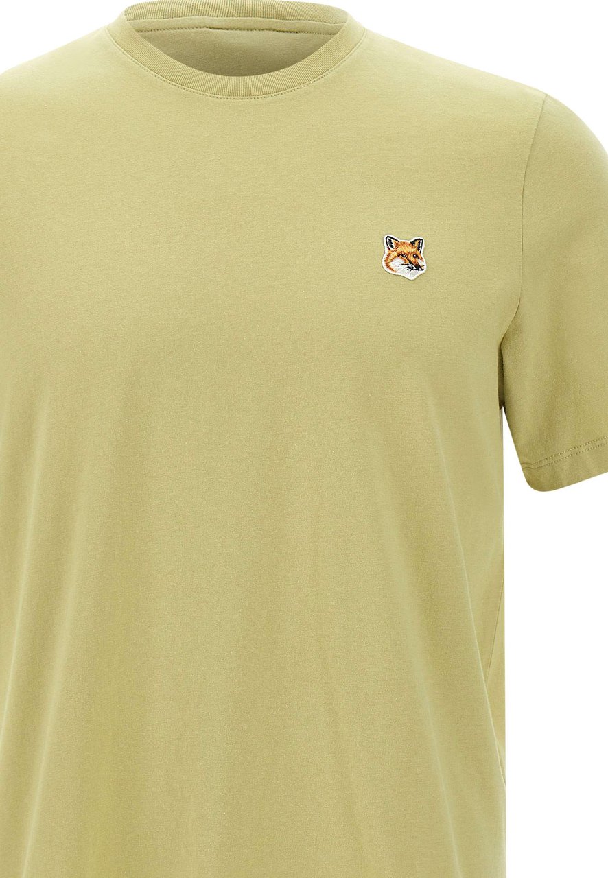 Maison Kitsuné Maison Kitsune' T-Shirts And Polos Green Groen