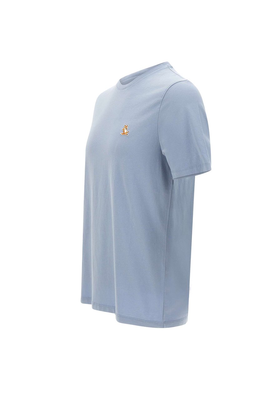 Maison Kitsuné Maison Kitsune' T-Shirts And Polos Blue Blauw