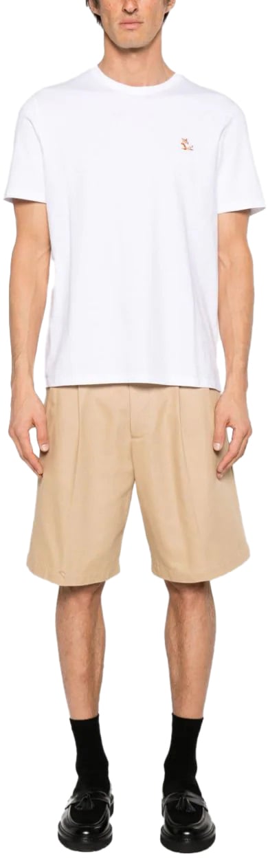 Maison Kitsuné chillax fox patch regular tee shirt divers Divers