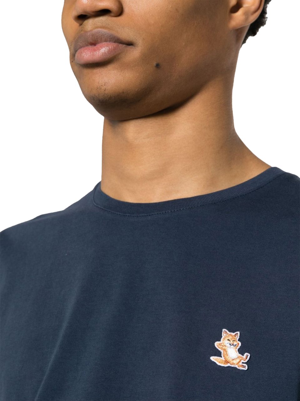 Maison Kitsuné Maison Kitsune' T-Shirts And Polos Blue Blauw