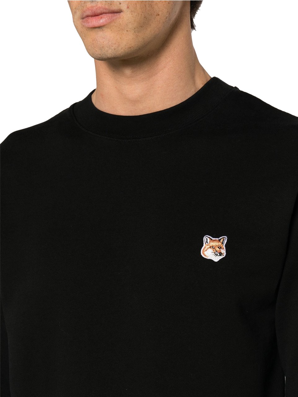 Maison Kitsuné fox head patch regular sweatshirt divers Divers