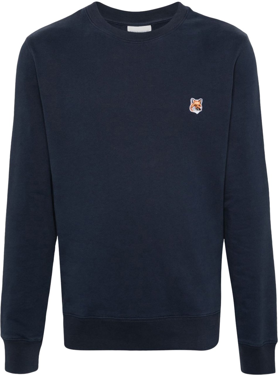 Maison Kitsuné Maison Kitsune' Sweaters Blue Blauw