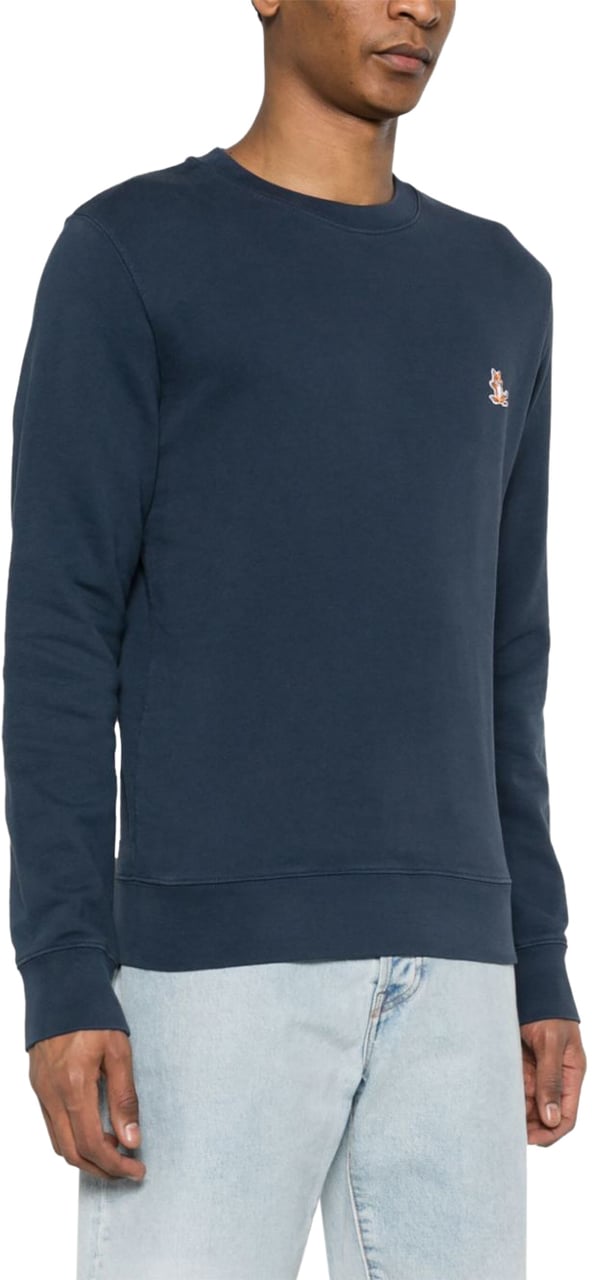 Maison Kitsuné Maison Kitsune' Sweaters Blue Blauw