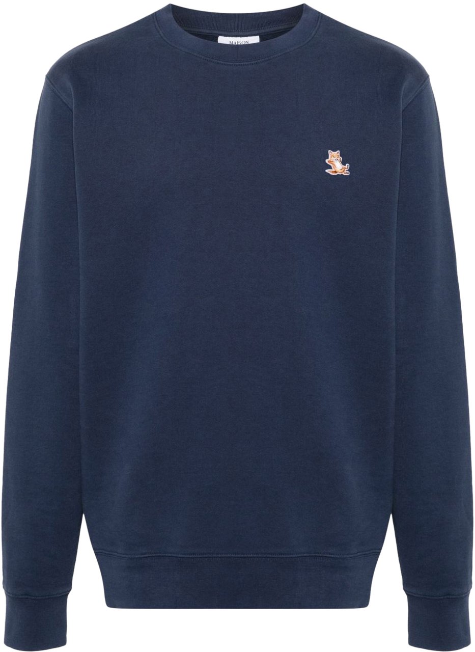 Maison Kitsuné chillax patch regular sweatshirt divers Divers
