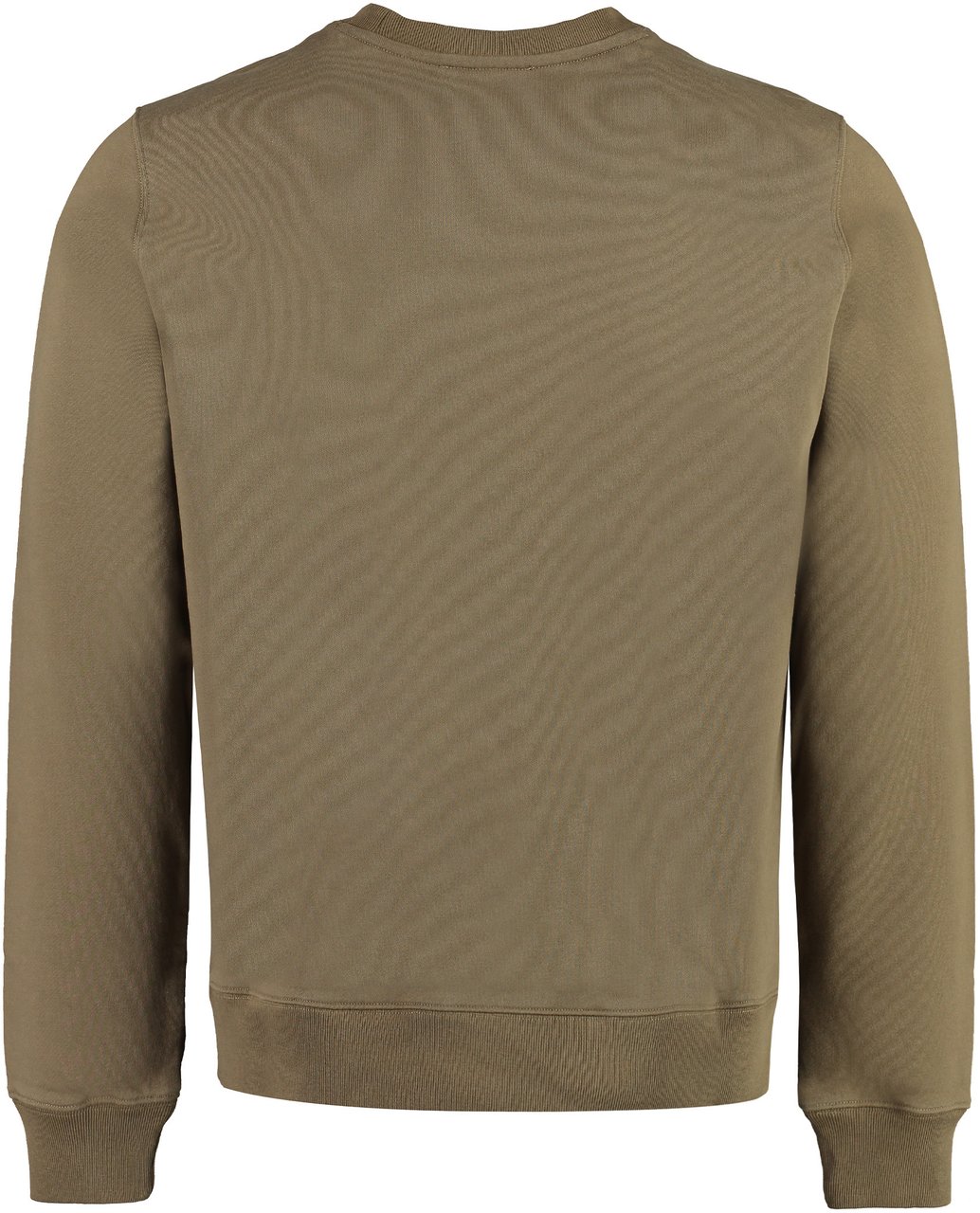Maison Kitsuné Campus Fox printed cotton sweatshirt Groen