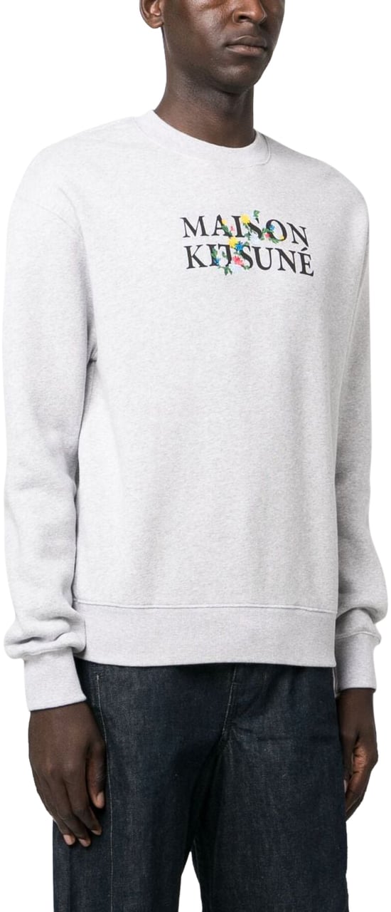 Maison Kitsuné Maison Kitsune' Sweaters Grey Grijs