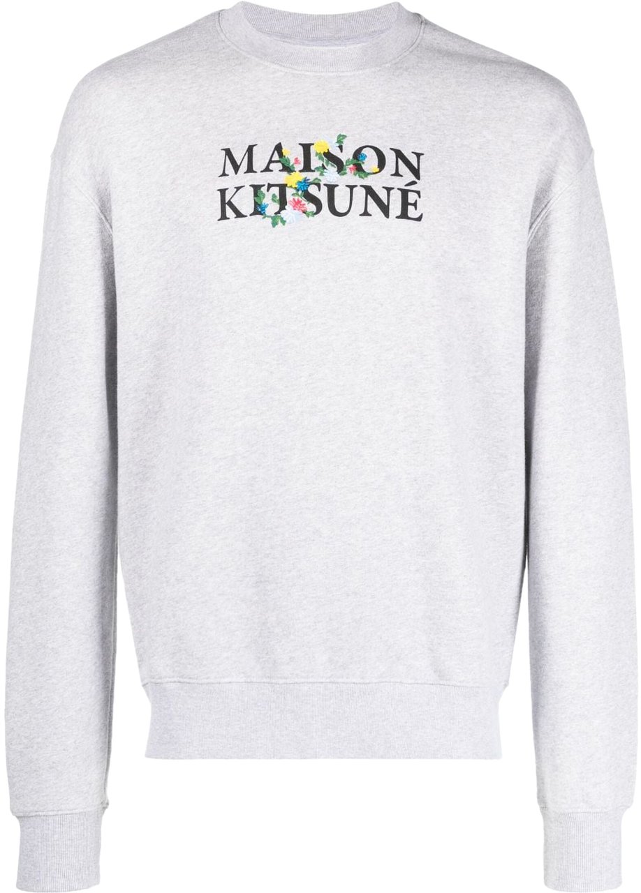 Maison Kitsuné Maison Kitsune' Sweaters Grey Grijs