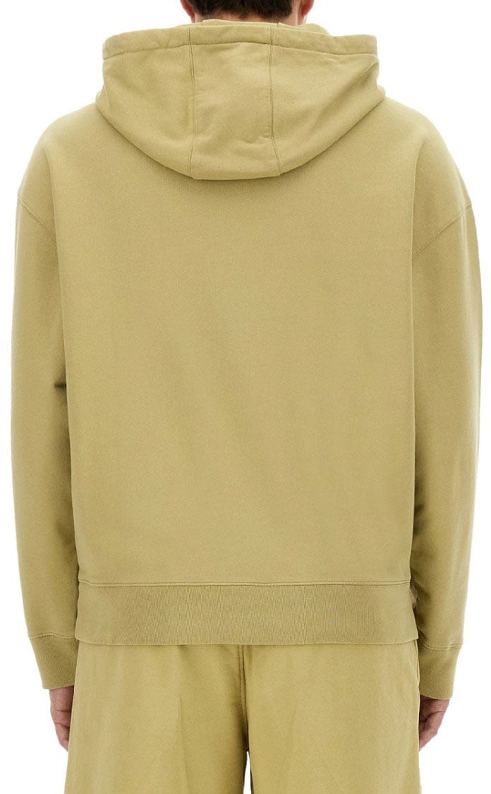 Maison Kitsuné Relaxed Fit Hoodie With Embroidered Logo Neutraal