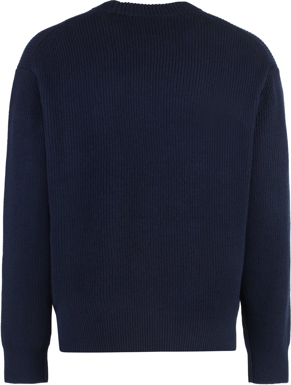 Maison Kitsuné Wool-blend crew-neck sweater Blauw