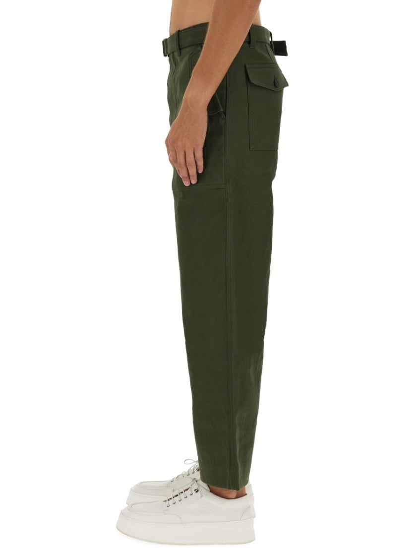 Maison Kitsuné Twill Pants Groen