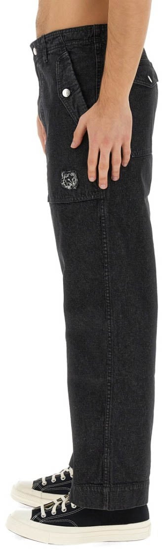 Maison Kitsuné Jeans Workwear Zwart