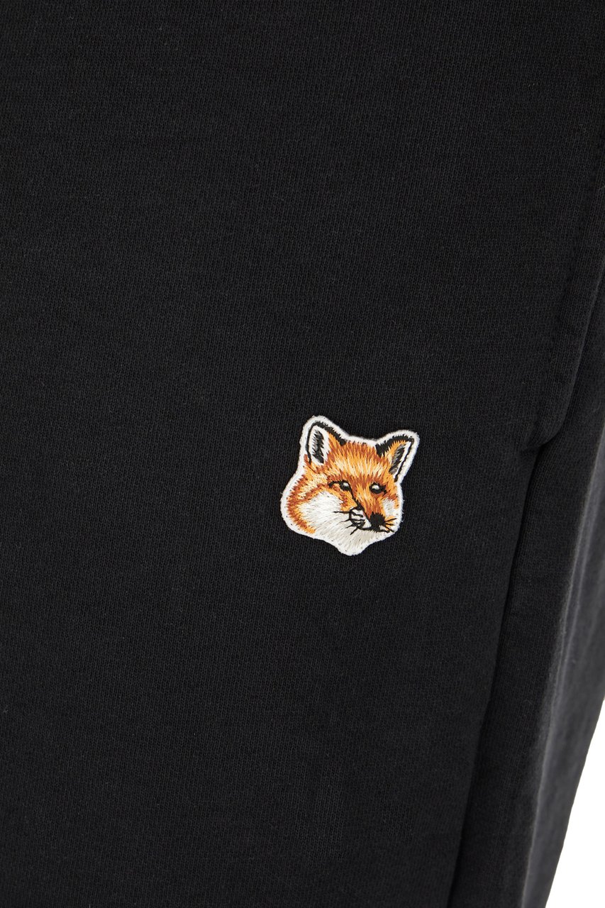 Maison Kitsuné Maison Kitsuné Black cotton jogging Zwart