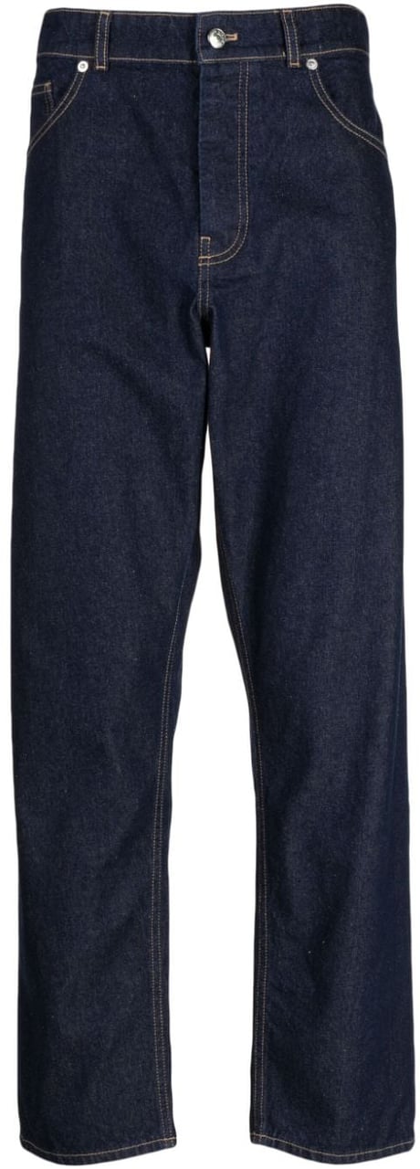 Maison Kitsuné Maison Kitsune' Jeans Blue Blauw