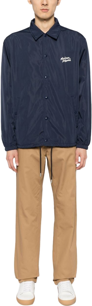 Maison Kitsuné Maison Kitsune' Jackets Blue Blauw