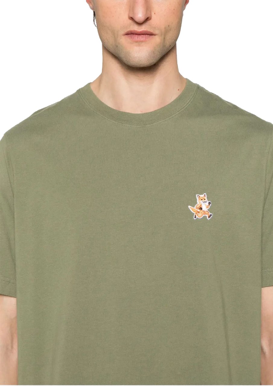 Maison Kitsuné speedy fox patch comfort t-shirt divers Divers