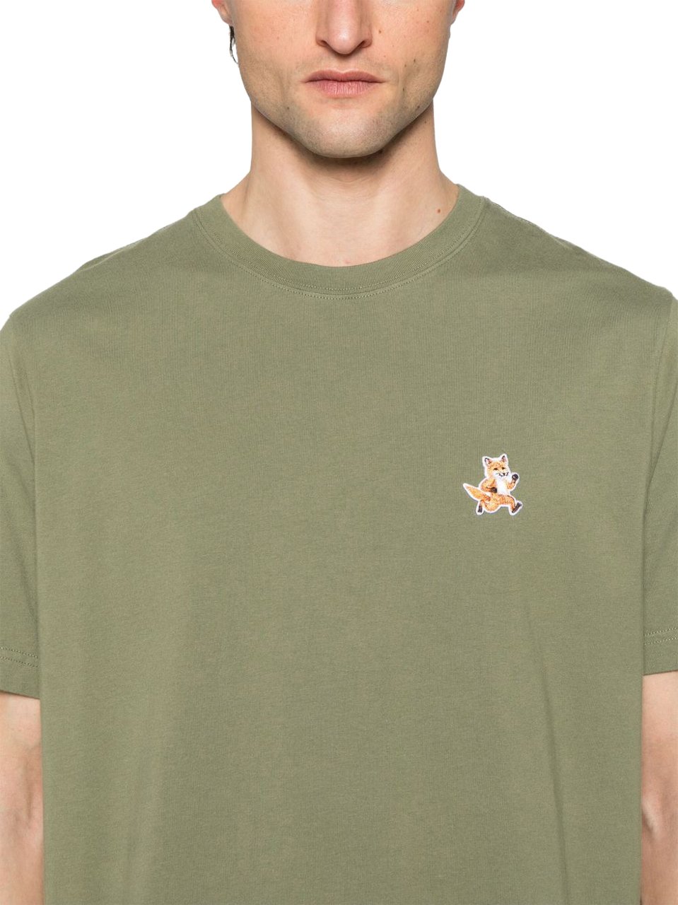 Maison Kitsuné Maison Kitsune' T-Shirts And Polos Green Groen