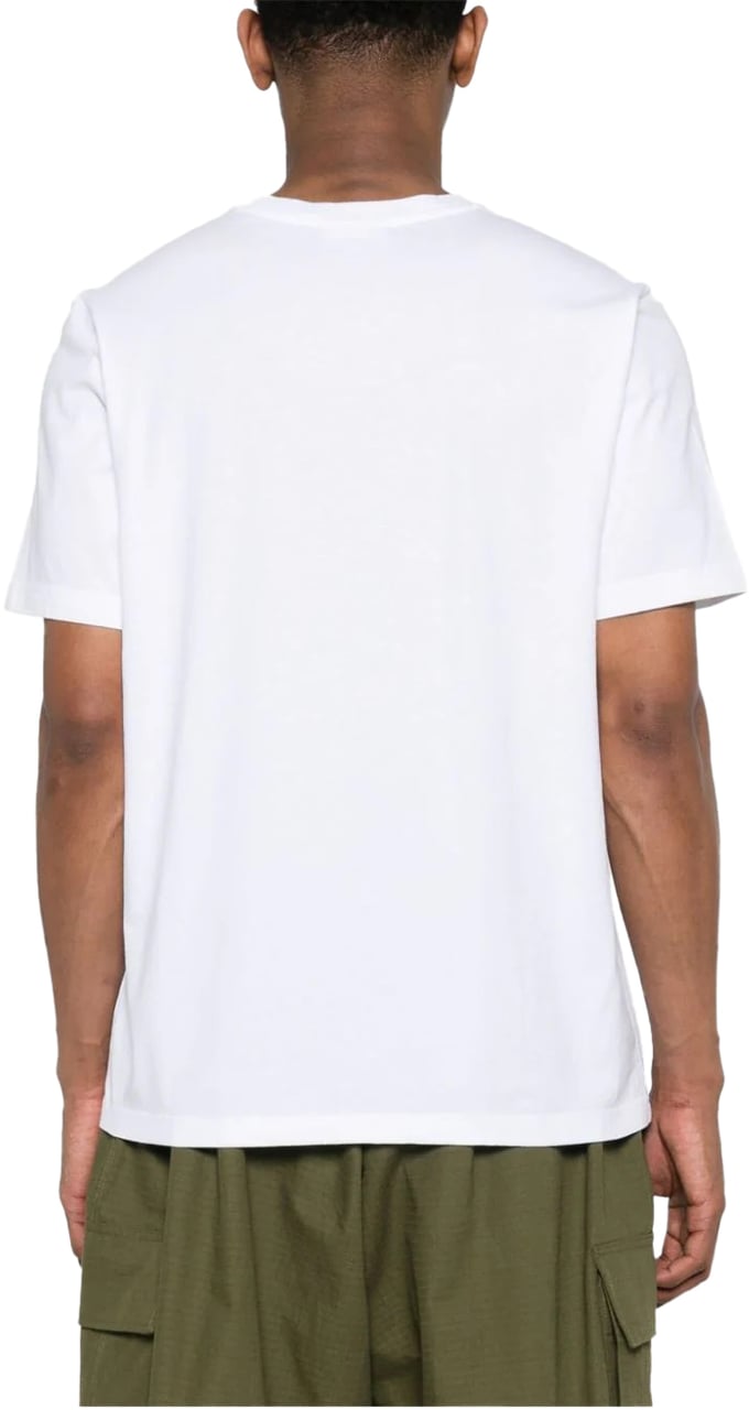 Maison Kitsuné speedy fox patch comfort tee shirt white Wit