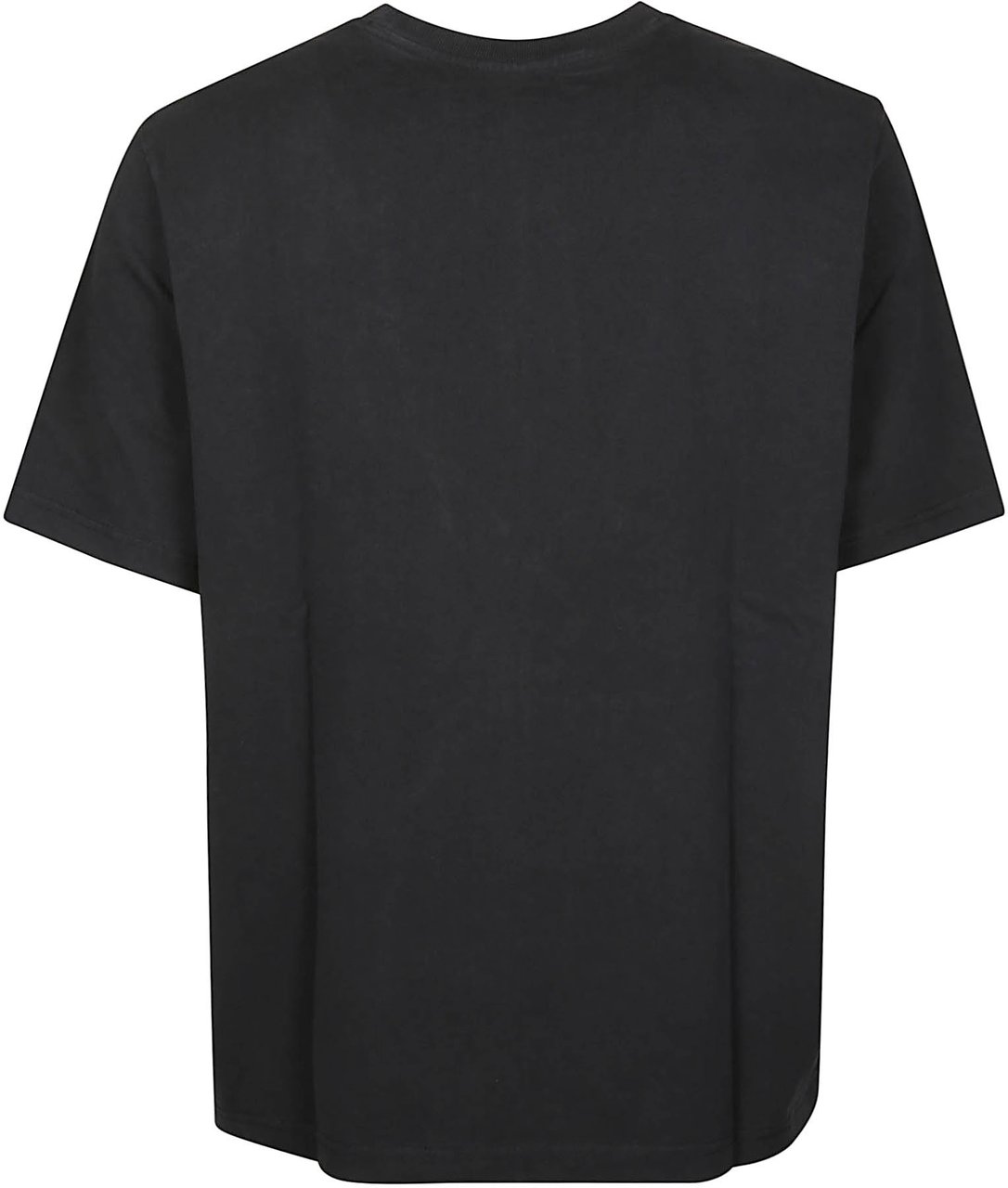 Maison Kitsuné Logo Hanwriting Comfort T-shirt Black Zwart