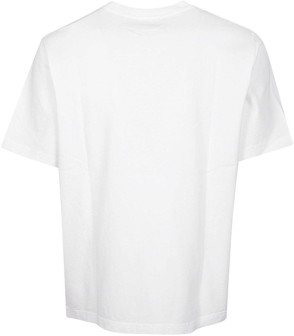 Maison Kitsuné Logo Hanwriting Comfort T-shirt White Wit