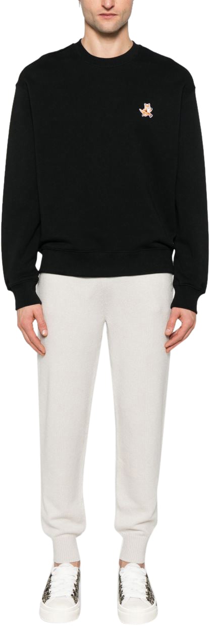 Maison Kitsuné Maison Kitsune' Sweaters Black Zwart