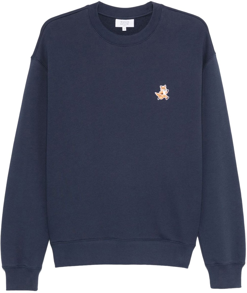 Maison Kitsuné Maison Kitsune' Sweaters Blue Blauw