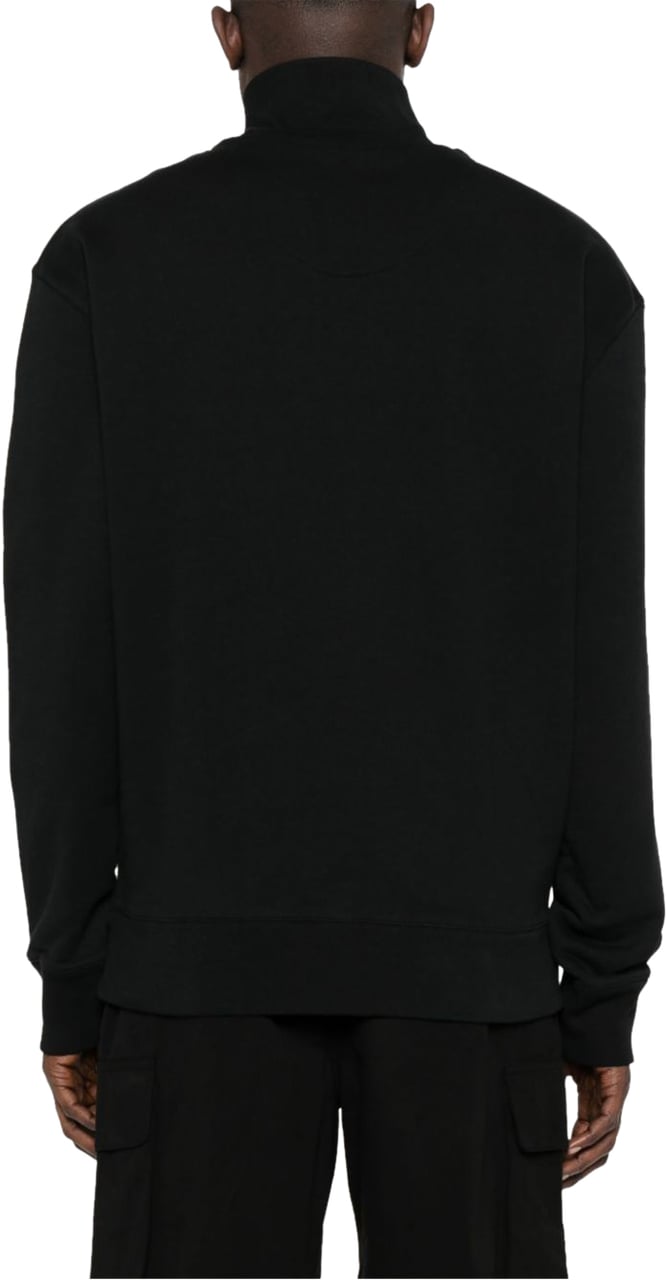 Maison Kitsuné fox head patch comfort half zip sweatshirt divers Divers