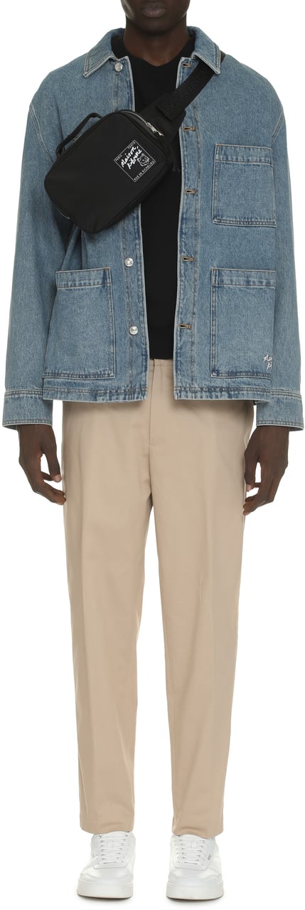 Maison Kitsuné Denim jacket Blauw