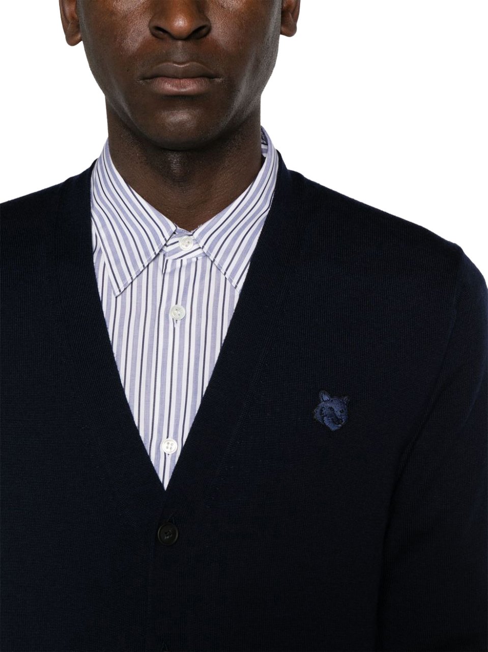 Maison Kitsuné Maison Kitsune' Sweaters Blue Blauw