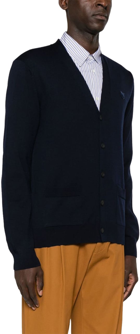 Maison Kitsuné Maison Kitsune' Sweaters Blue Blauw