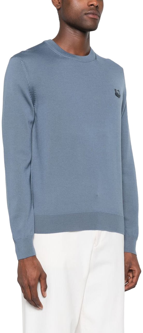 Maison Kitsuné Maison Kitsune' Sweaters Blue Blauw