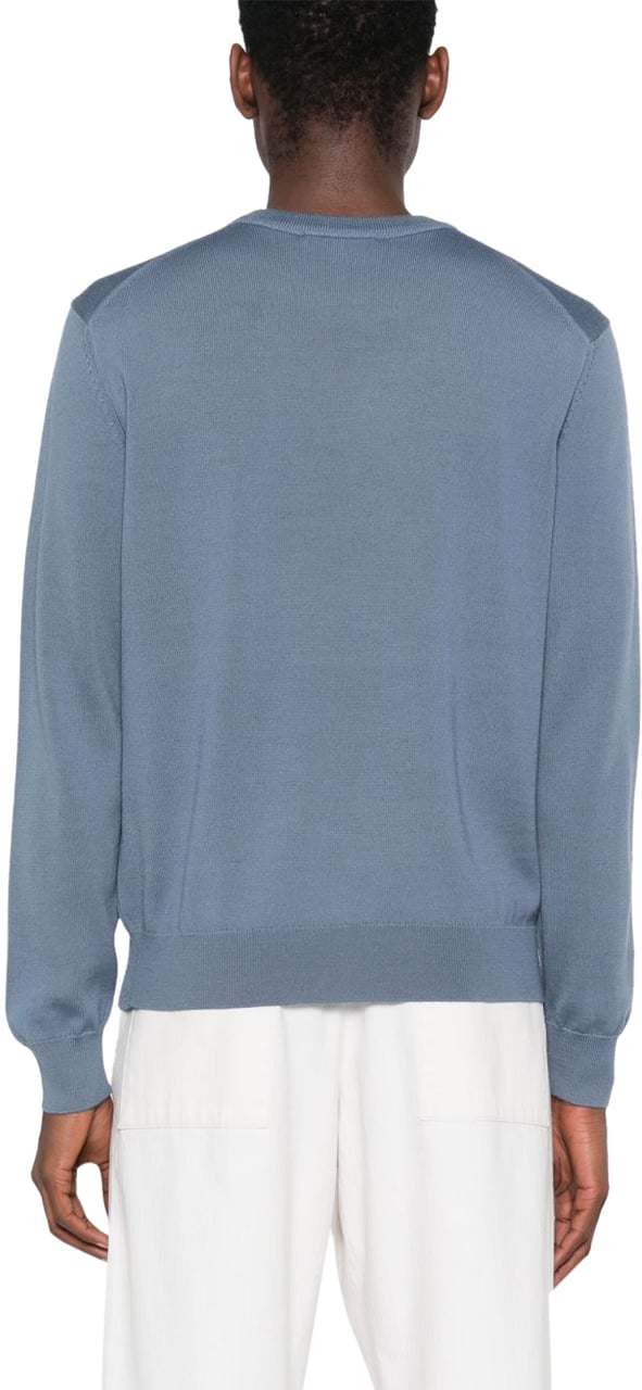 Maison Kitsuné Maison Kitsune' Sweaters Blue Blauw
